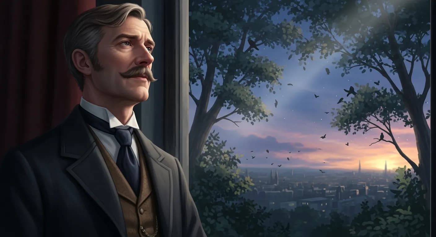 「ジョン・H・ワトスン」「恋は小鳥のように小枝に止まり、歌を聞かせて人をうっとりさせる。 そして、恋が、飛び立つ翼を持っていることを忘れさせる。」の画像