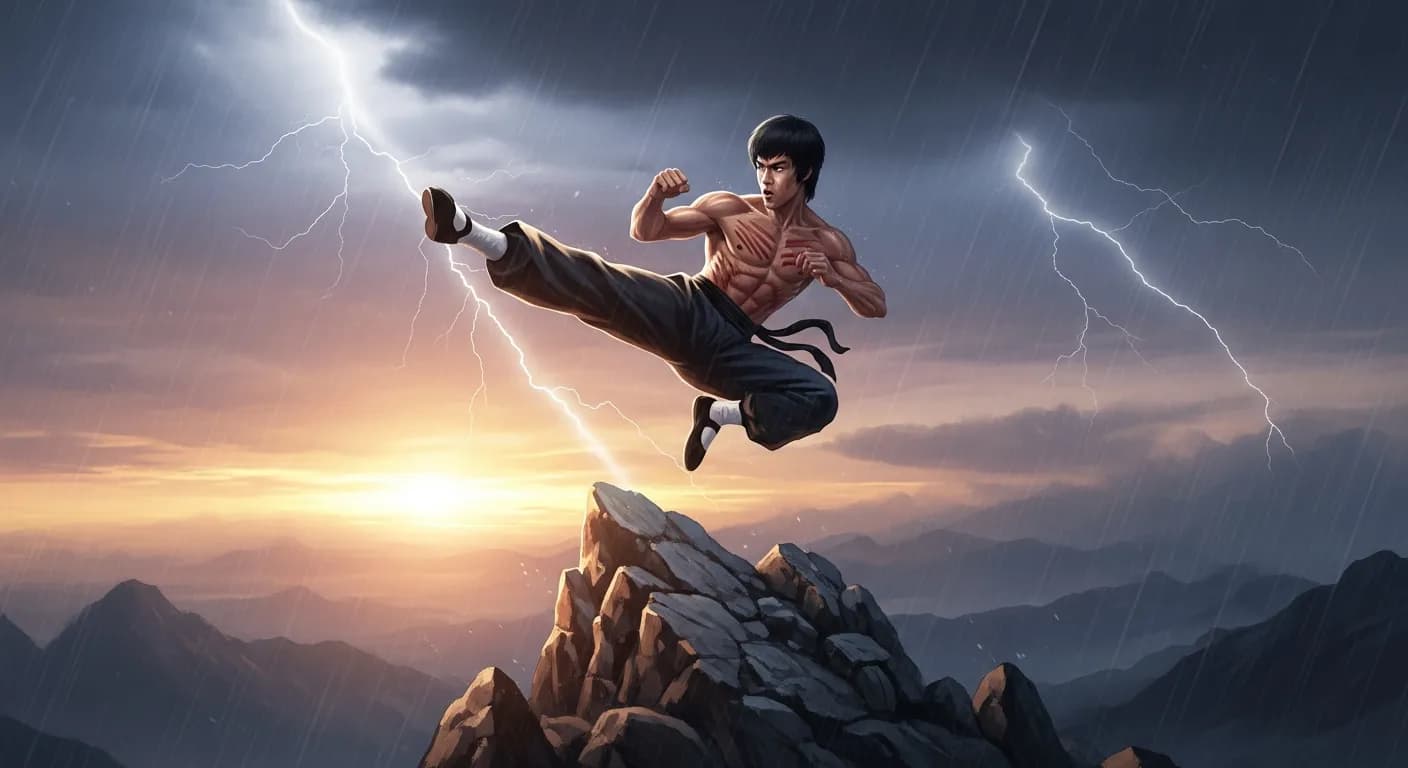 「ブルース・リー」「物理的であれ、なんであれ、いつも自分のやることに制限をしてしまうと、
それはあなたの仕事や人生にも広がってしまう。
限界などない。停滞期があるだけだ。そこに留まってはいけない。それを超えて行くのだ。」の画像