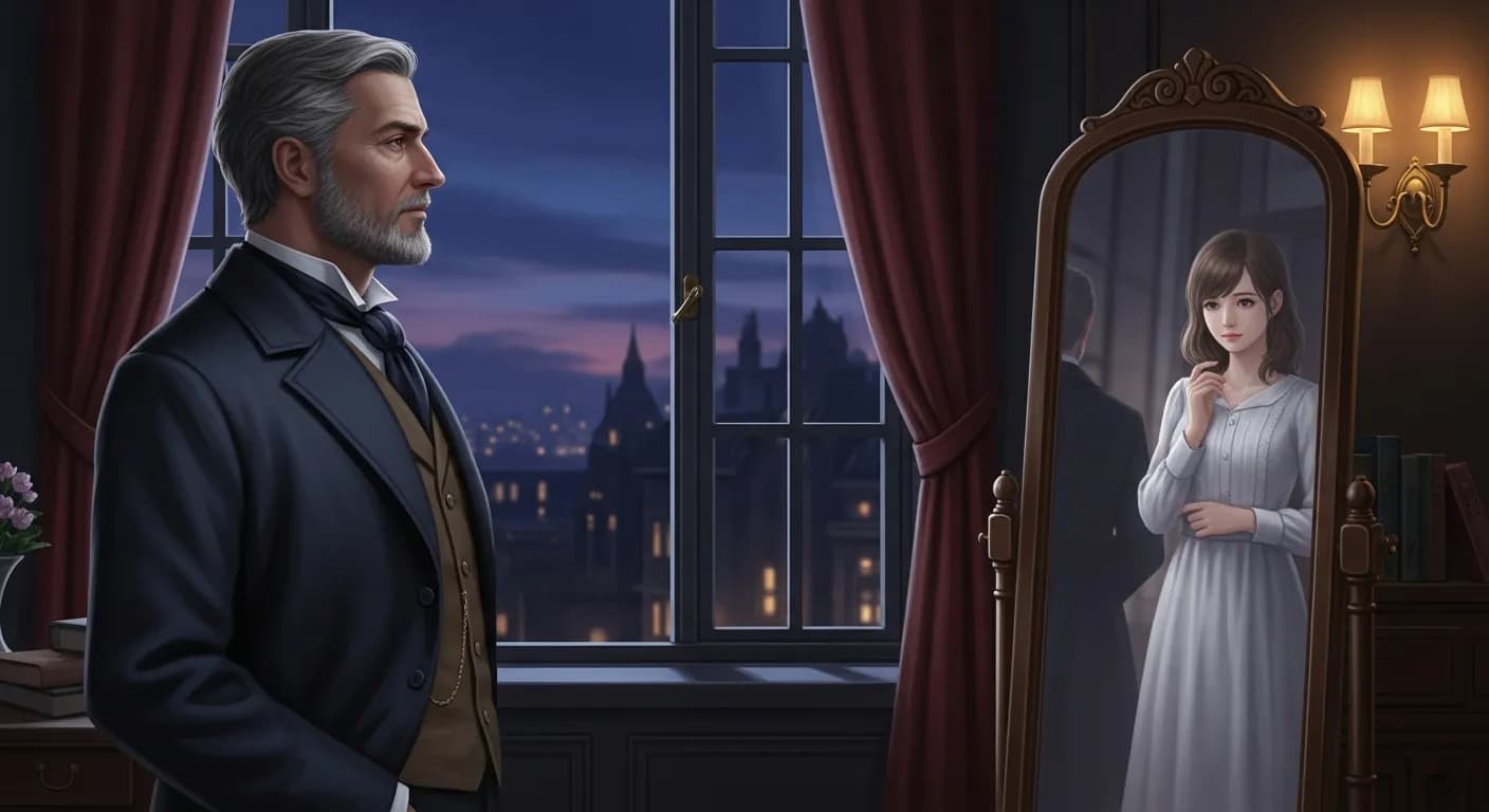 「アンリ・ド・レニエ」「女性が鏡に映して自分を見るのは、自分の姿を見るためでなく、 自分がどんなふうに他人に見られるかを確かめるためだ。」の画像