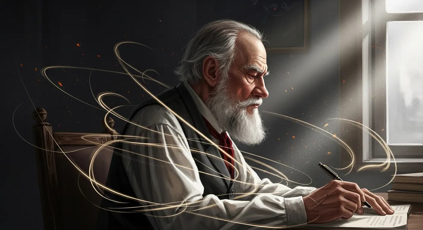 「レフ・トルストイ」「術は技芸ではなく、芸術家が体験した感情の伝達である。」の画像