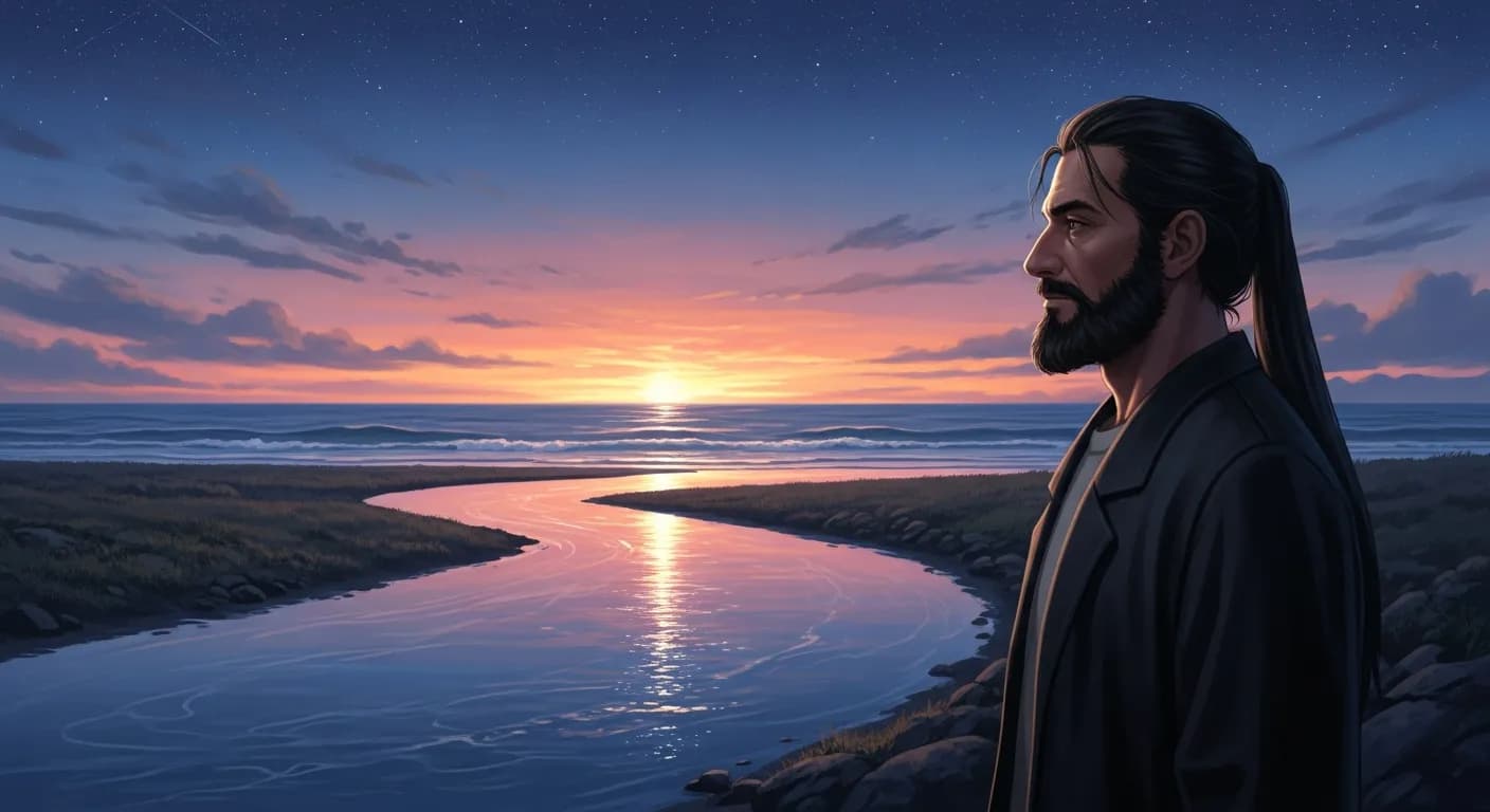 「ハリール・ジブラーン」「もし本当に死の精髄を見たければ、 生の実体に向けて心をいっぱいに開きなさい。 なぜなら、川と海が一体であるように、生と死は一体だからである。」の画像