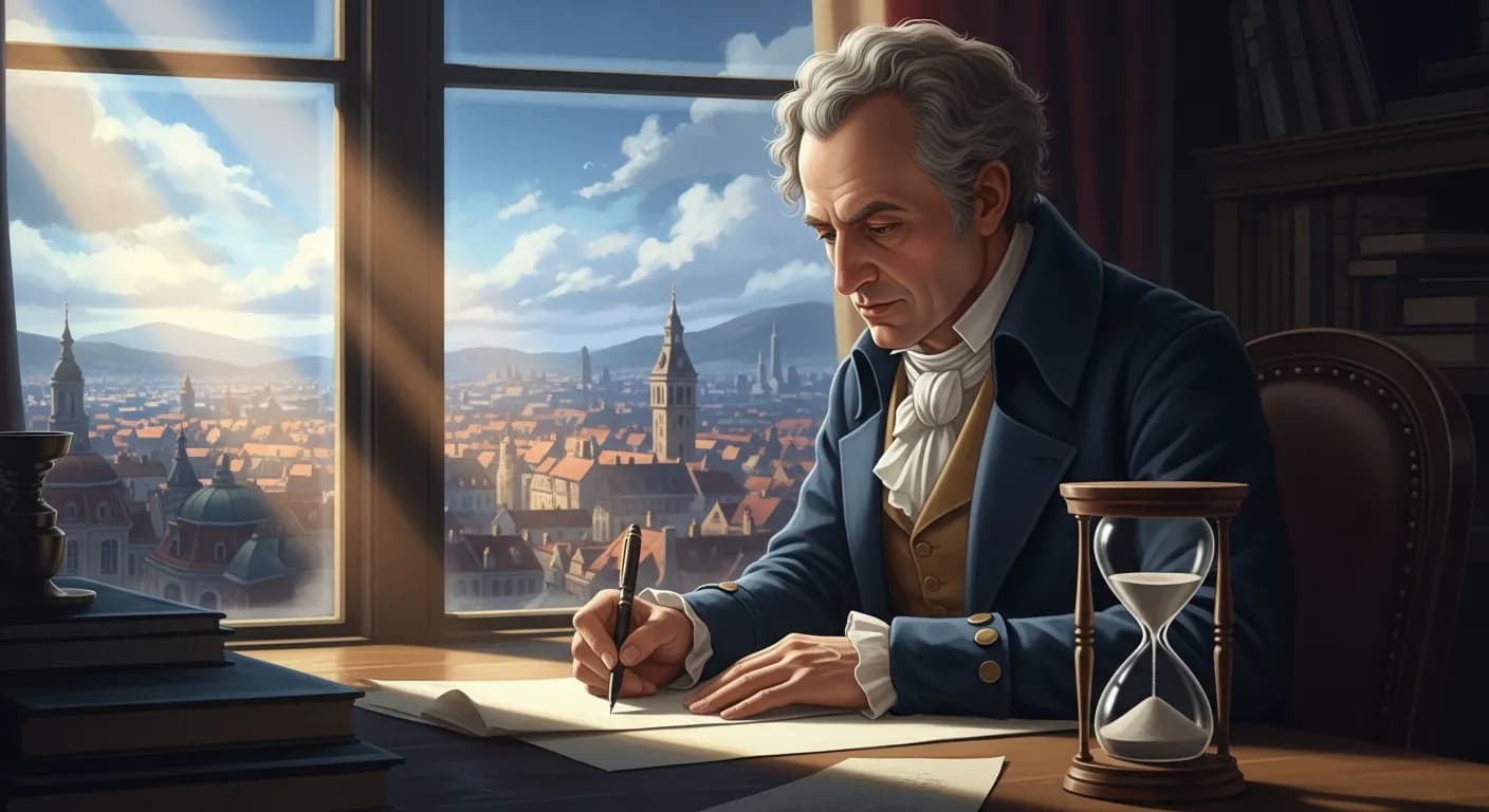 「ヨハン・ヴォルフガング・フォン・ゲーテ」「時を短くするものはなにか――活動。 <br>
時を絶えがたくするものはなにか――怠惰。」の画像